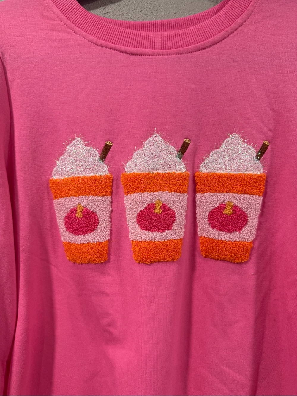 NWT Mary Square Pumpkin Spice Latte Sweatshirt - Picture 4 of 11
